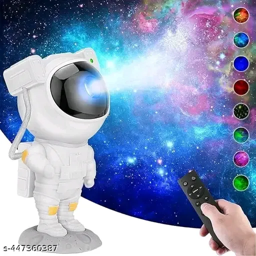 DEALKART Astronaut Galaxy Star Projector  Night Light With Timer Star Projector  | 360°Rotation Magnetic Head |  Decorating | Astronaut LED Projection Lamp with Remote Control With USB Cable