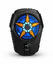 DEALKART SL 09 Colourful Led Light With Temperature Led Indicator Mobile Cooling Fan Cooler Radiator With Temperature Display