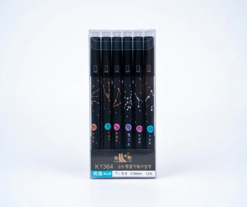 DEALKART Erasable Pen with Magic Wipe Eraser, Gel Pen, Cheating pen (Pack of 6, Ink Color - Blue)