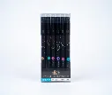 DEALKART Erasable Pen with Magic Wipe Eraser, Gel Pen, Cheating pen (Pack of 6, Ink Color - Blue)