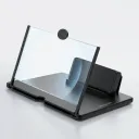 DEALKART Premium Mobile Video Screen Amplifier: 3D Enlarged Cinematic Viewer & Stand, Supports All Phones