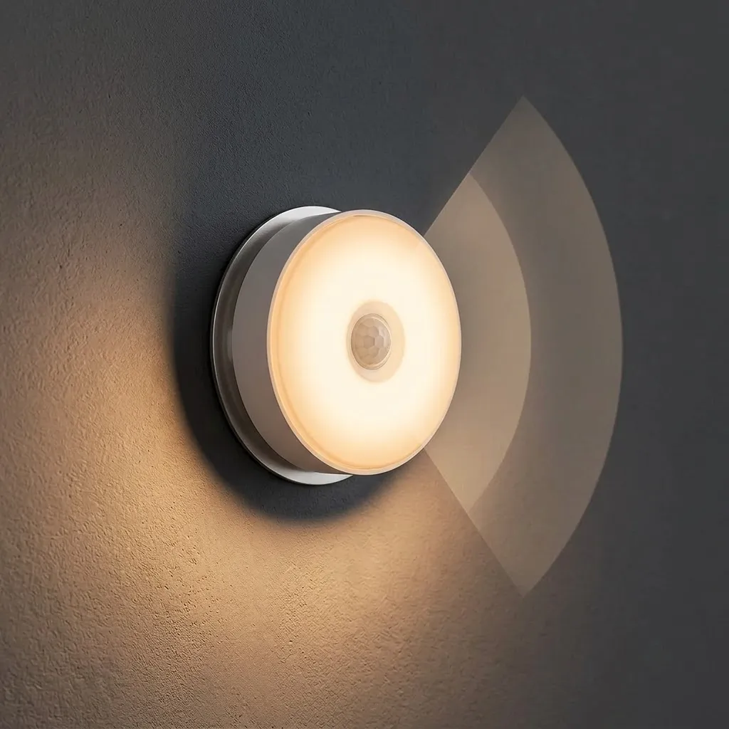 DEALKART Smart Automatic Sensor Light for Home - Rechargeable Battery Powered Wireless LED Emergency Light for Wardrobe, Steps, Cabinet, Bathroom